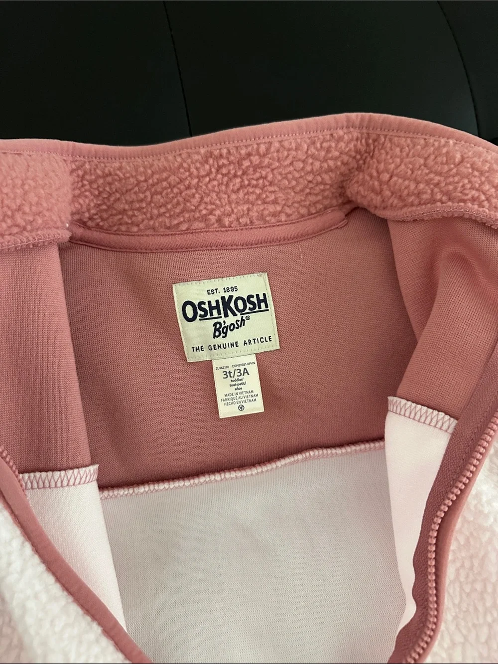 OshKosh Bgosh cozy sherpa